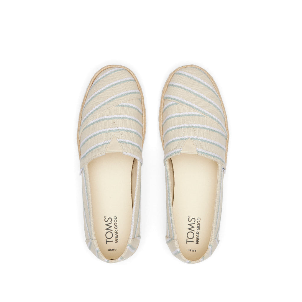 Alpargata Rope 2.0 Cream Stripes Espadrille Top View