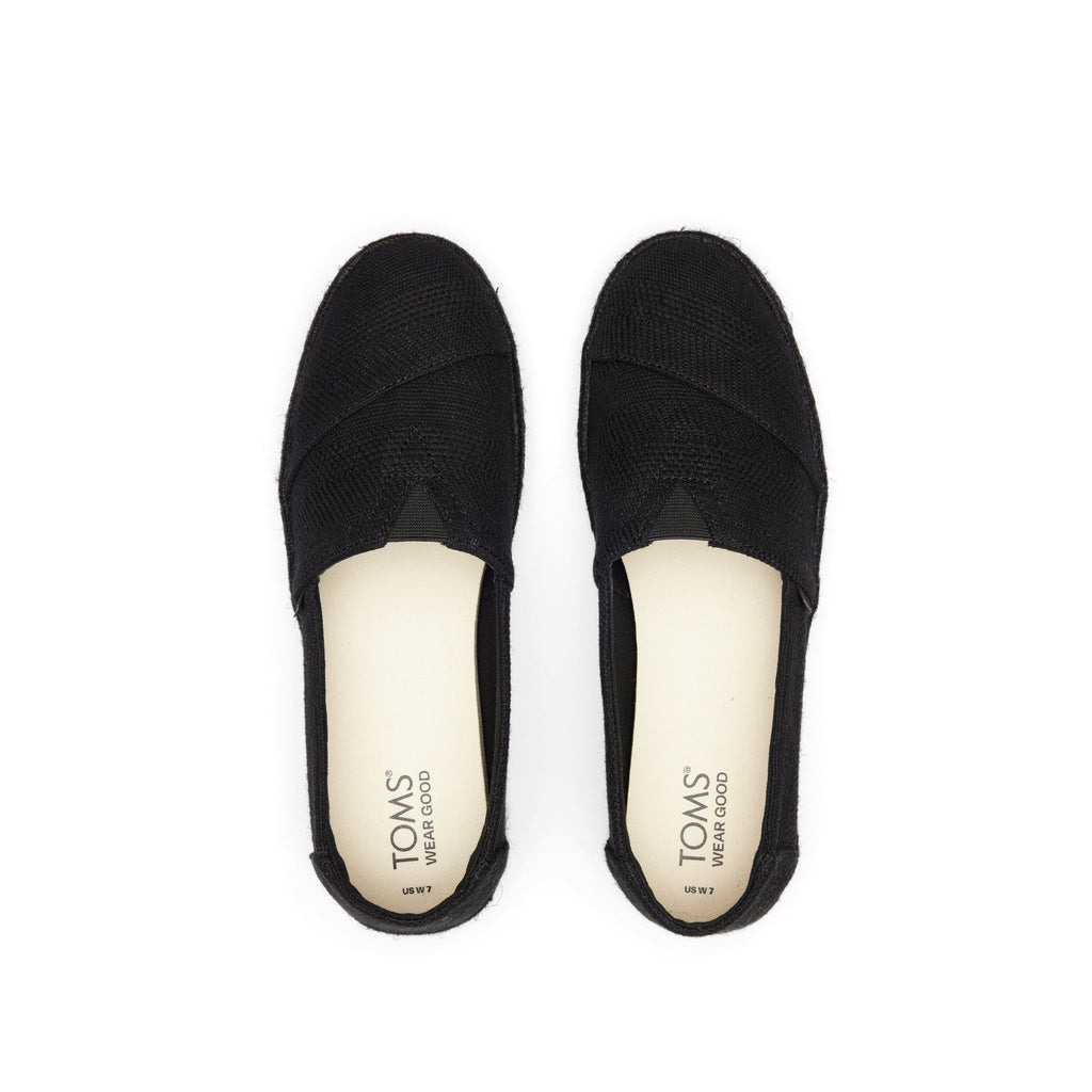 Alpargata Rope 2.0 Black Linen Espadrille Top View