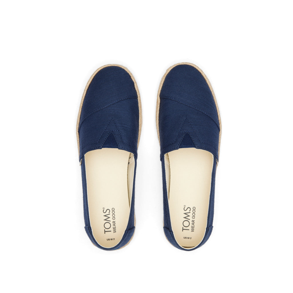 Alpargata Rope 2.0 Navy Recycled Cotton Espadrille Top View