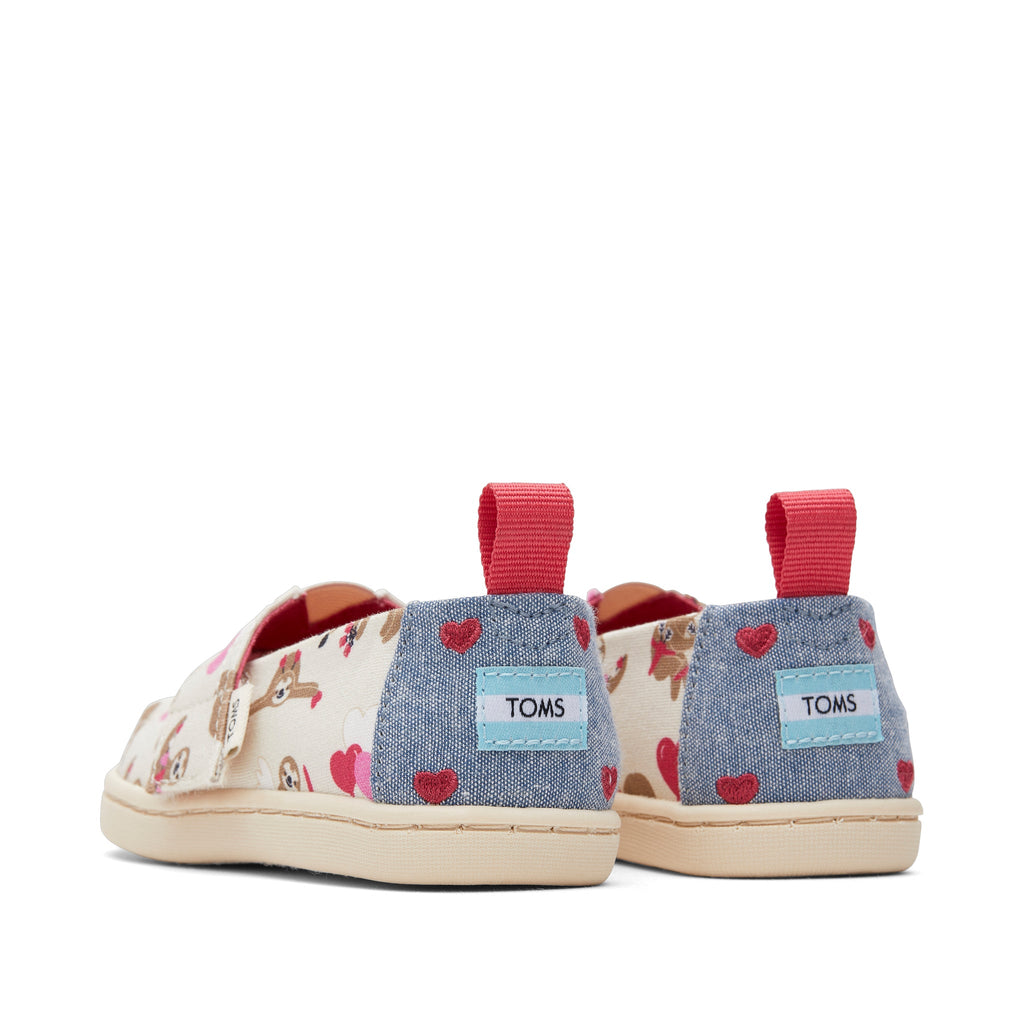 Alpargata Valentines Day Sloths Toddler Shoe Back View