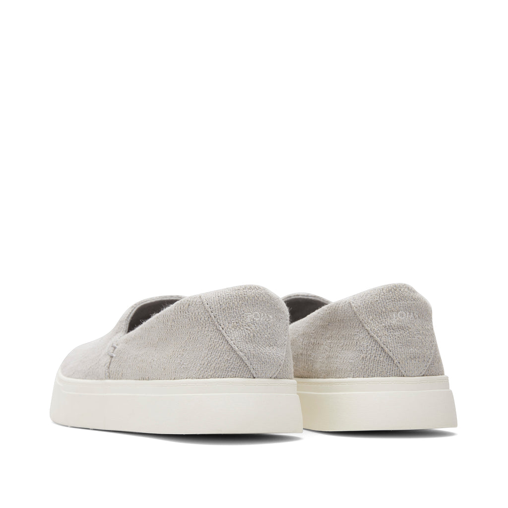 Kameron Grey Slip On Sneaker Back View