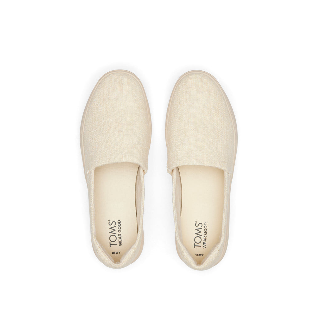 Kameron Natural Slip On Sneaker Top View