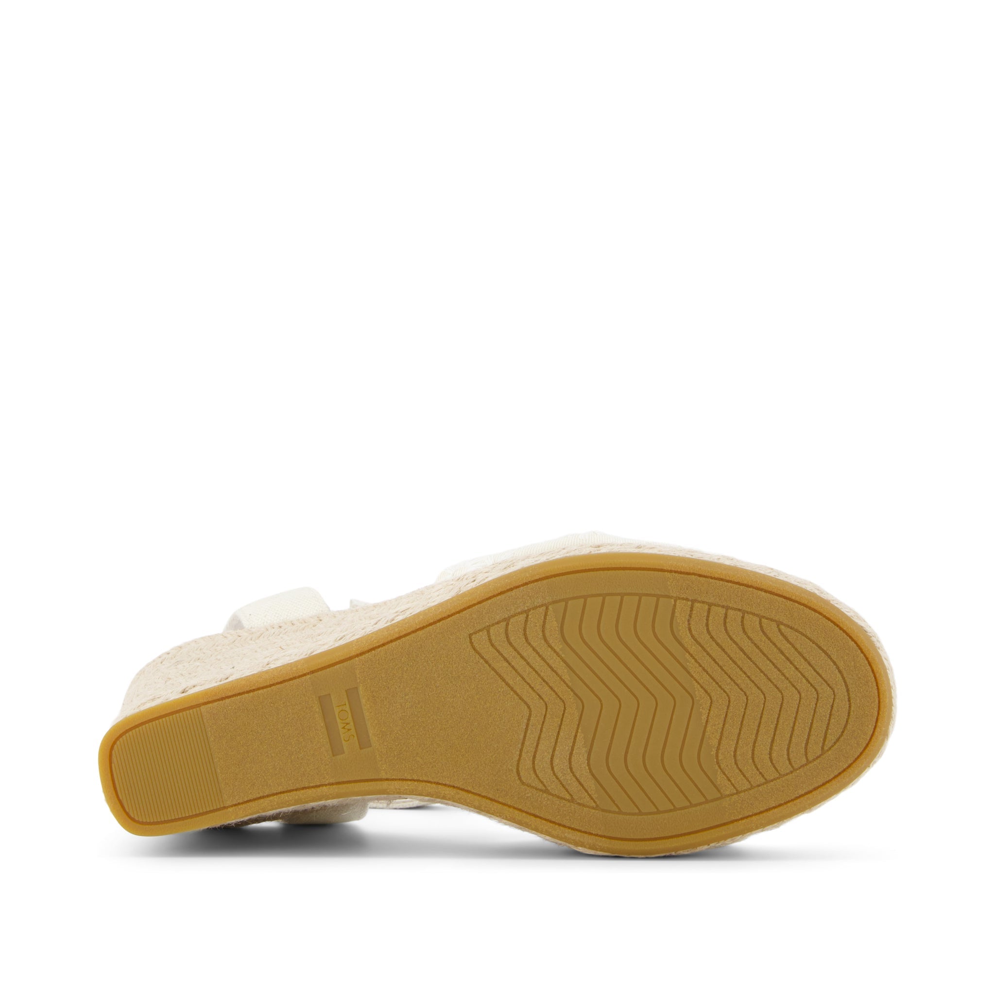 Marisela Floral Embroidered Wedge Sandal Bottom Sole View