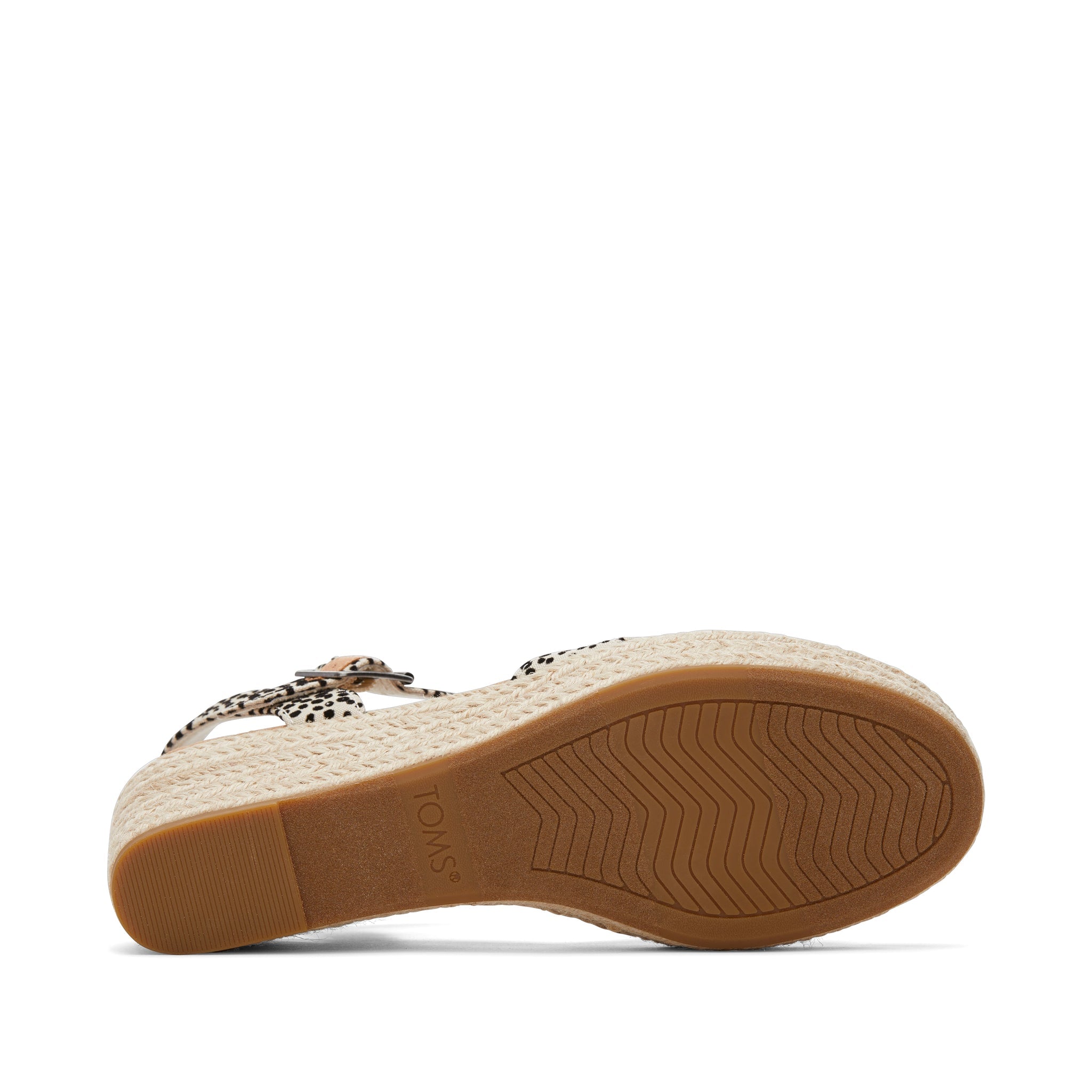 Audrey Mini Cheetah Wedge Sandal Bottom Sole View