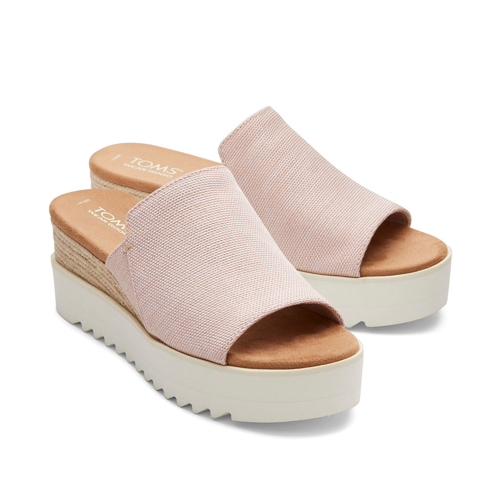 Diana Mule Pink Sandal Front View