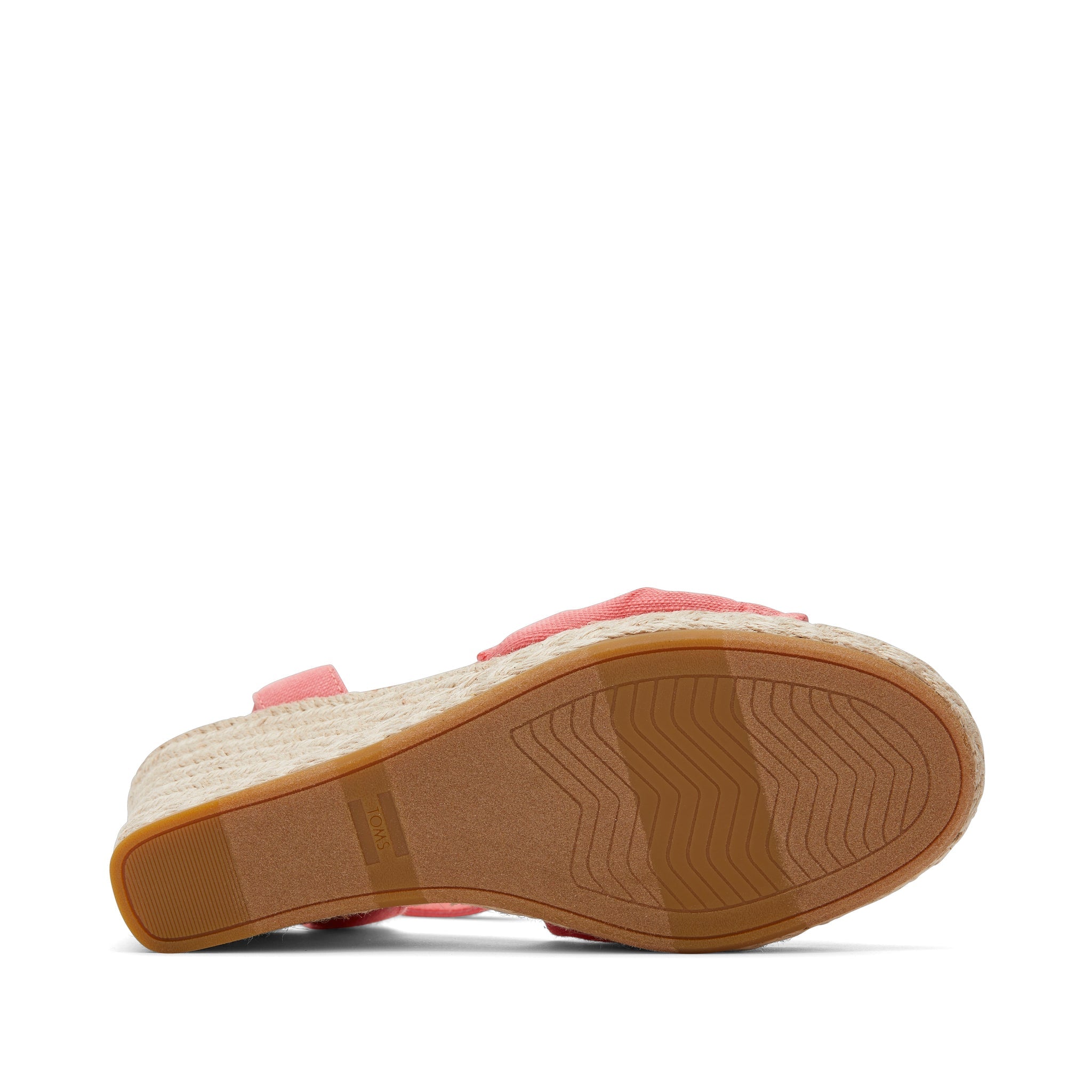 Marisela Pink Wedge Sandal Bottom Sole View