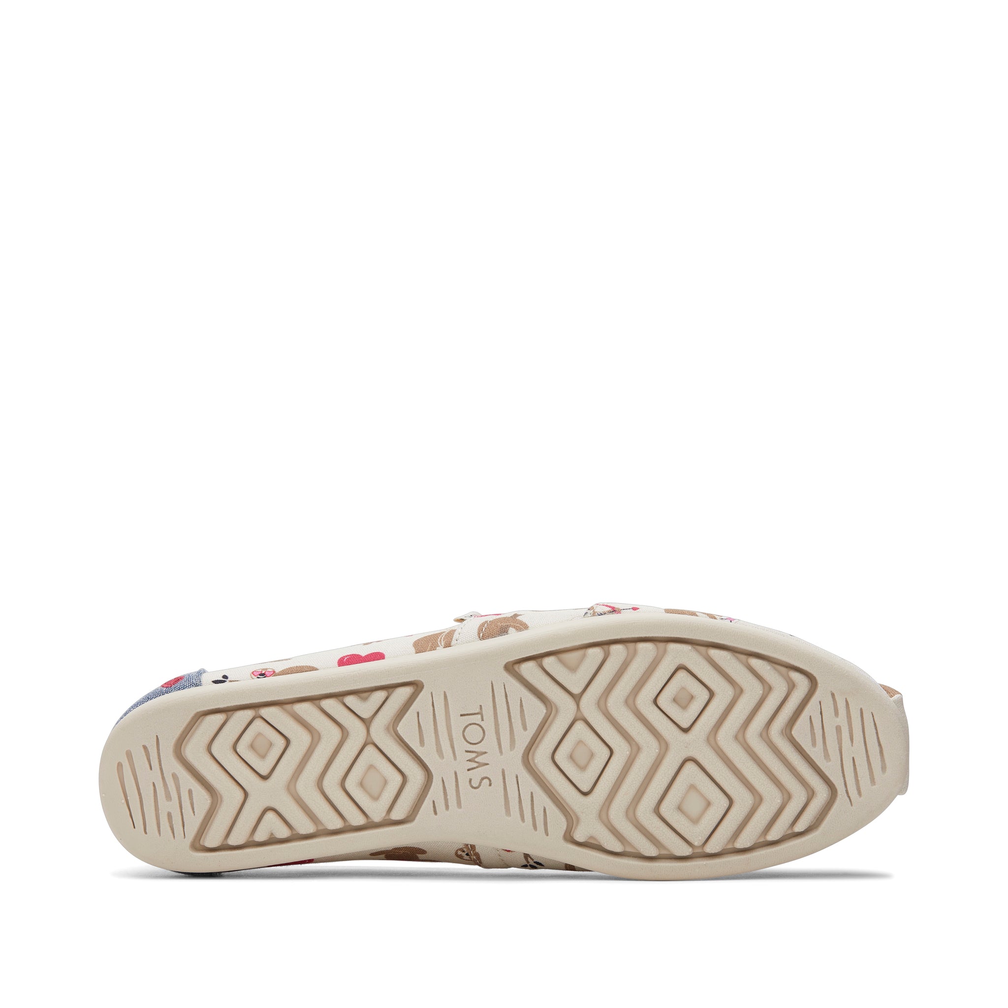Alpargata Sloths and Hearts Bottom Sole View
