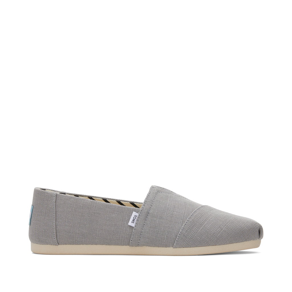 Alpargata Grey Heritage Canvas Side View