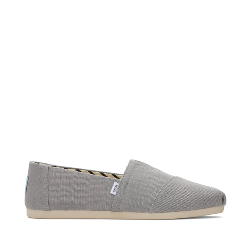 Alpargata Grey Heritage Canvas Side View