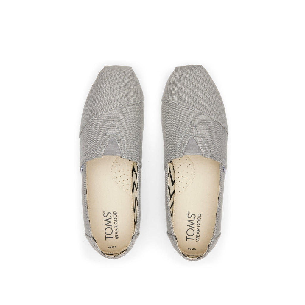 Alpargata Grey Heritage Canvas Top View