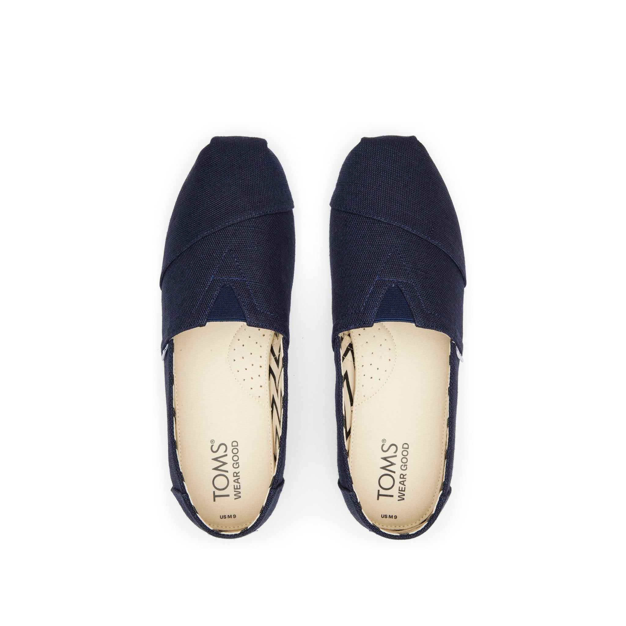 Alpargata Navy Heritage Canvas Top View