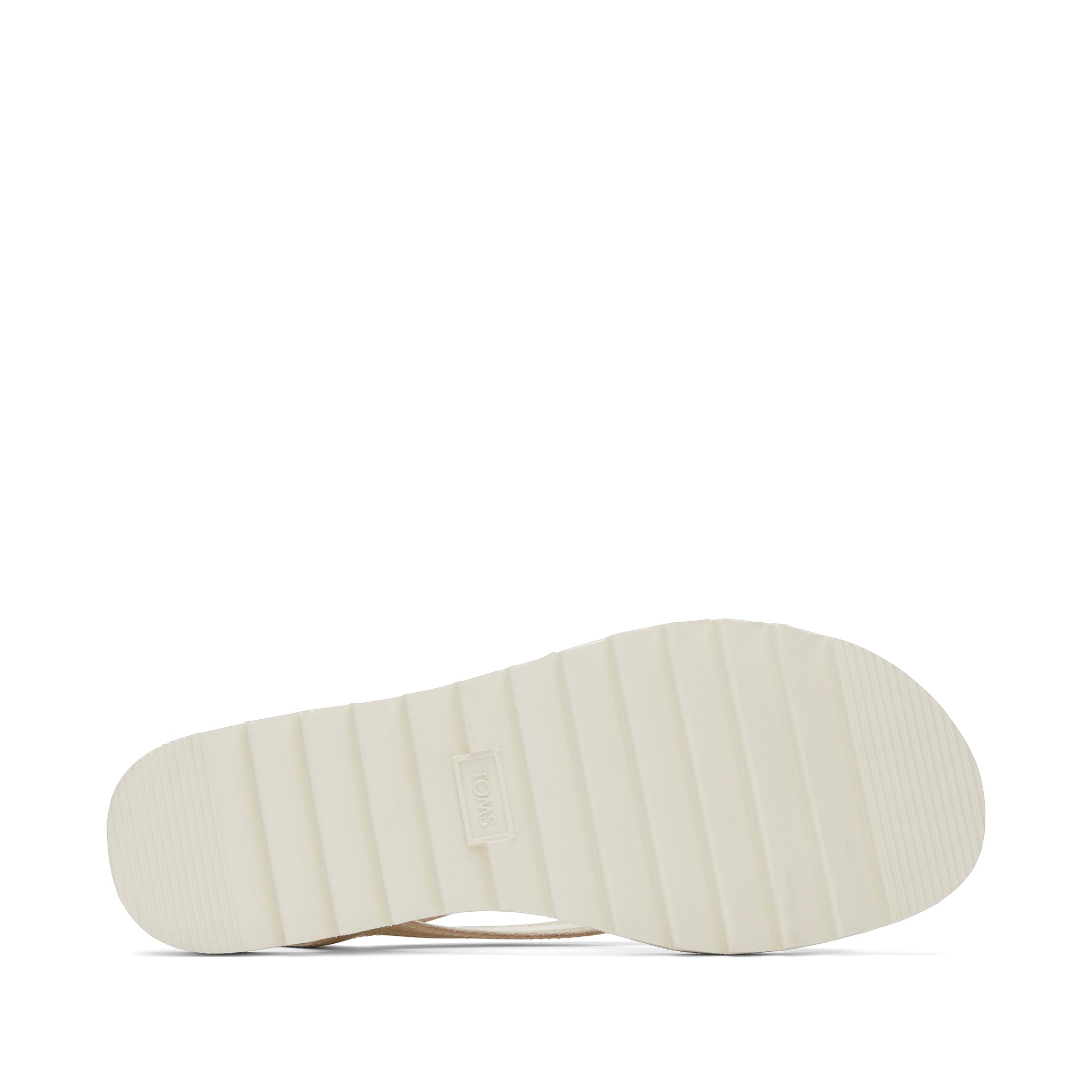 Rory Cream Leather Sandal Bottom Sole View