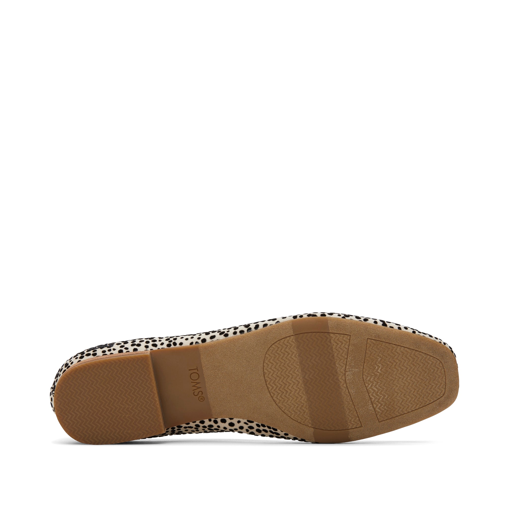 Briella Mini Cheetah Print Flat Bottom Sole View
