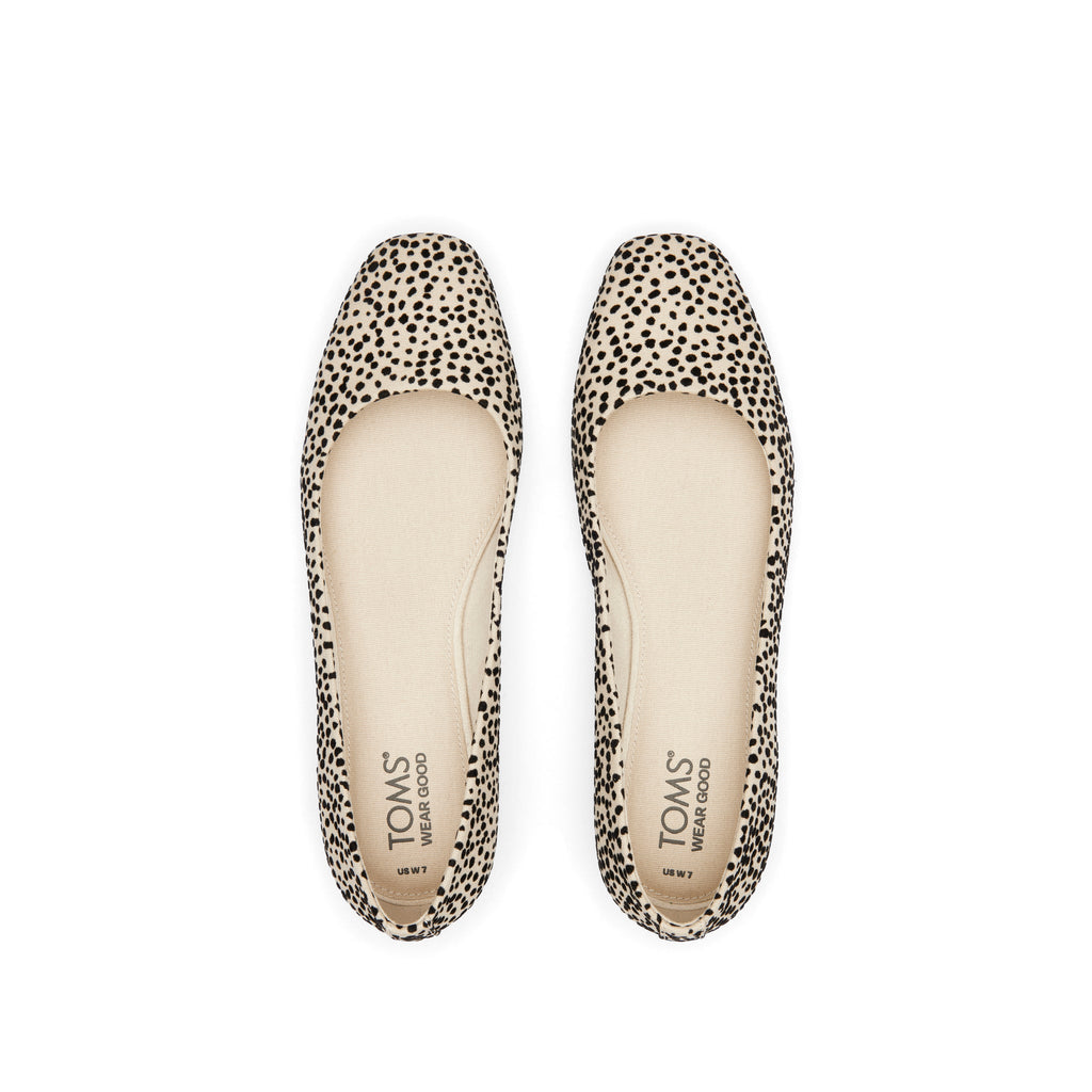 Briella Mini Cheetah Print Flat Top View