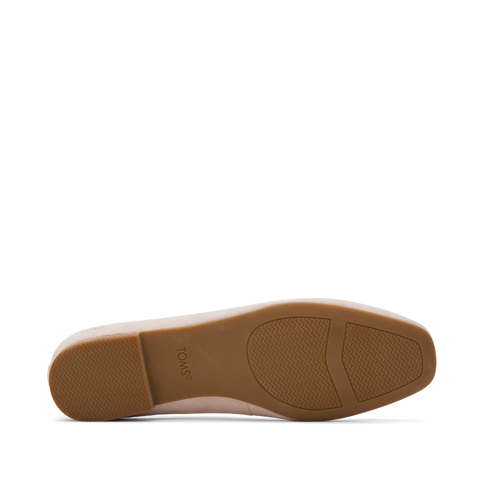 Briella Pink Suede Flat Bottom Sole View