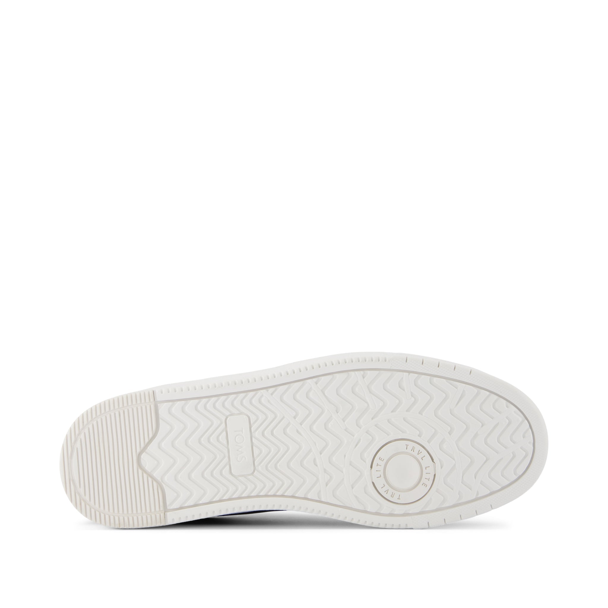 TRVL LITE Court Black Leather Sneaker Bottom Sole View