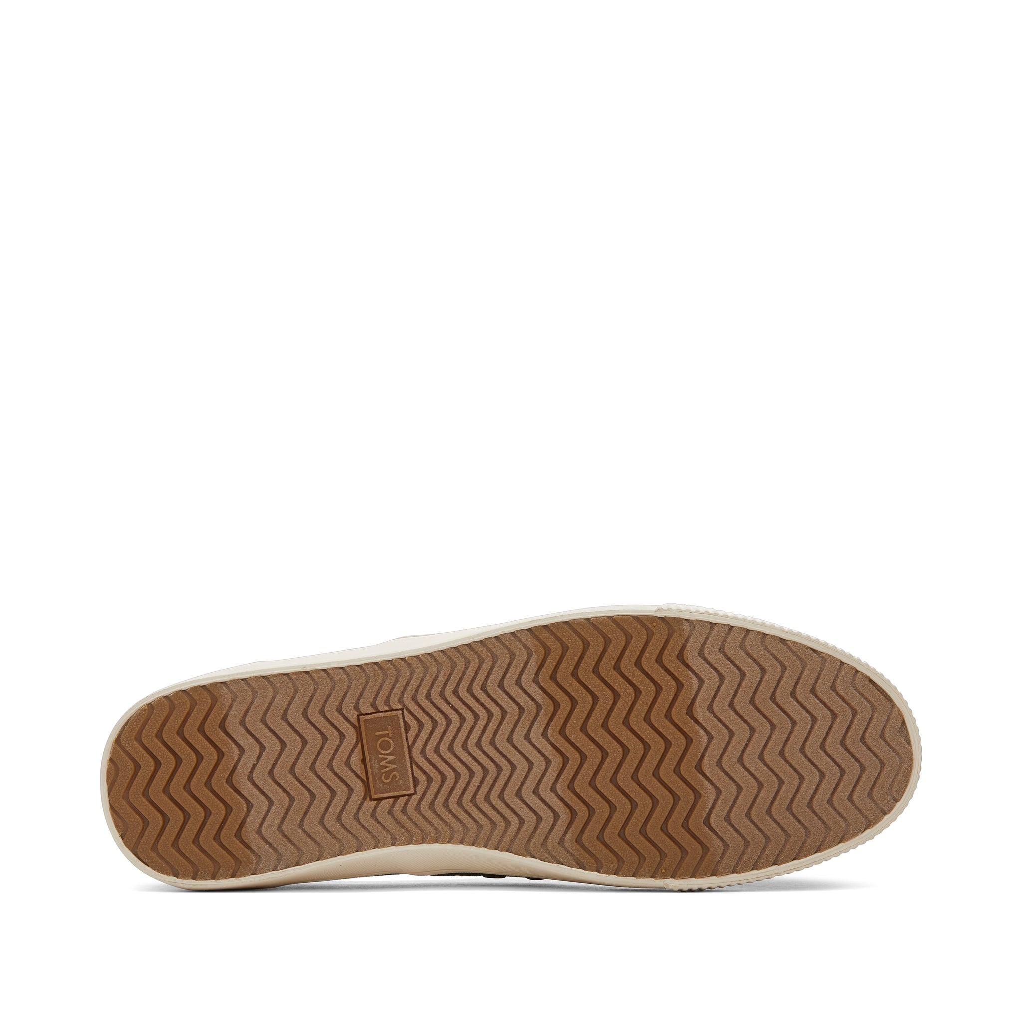 Baja Olive Synthetic Trim Slip On Sneaker Bottom Sole View