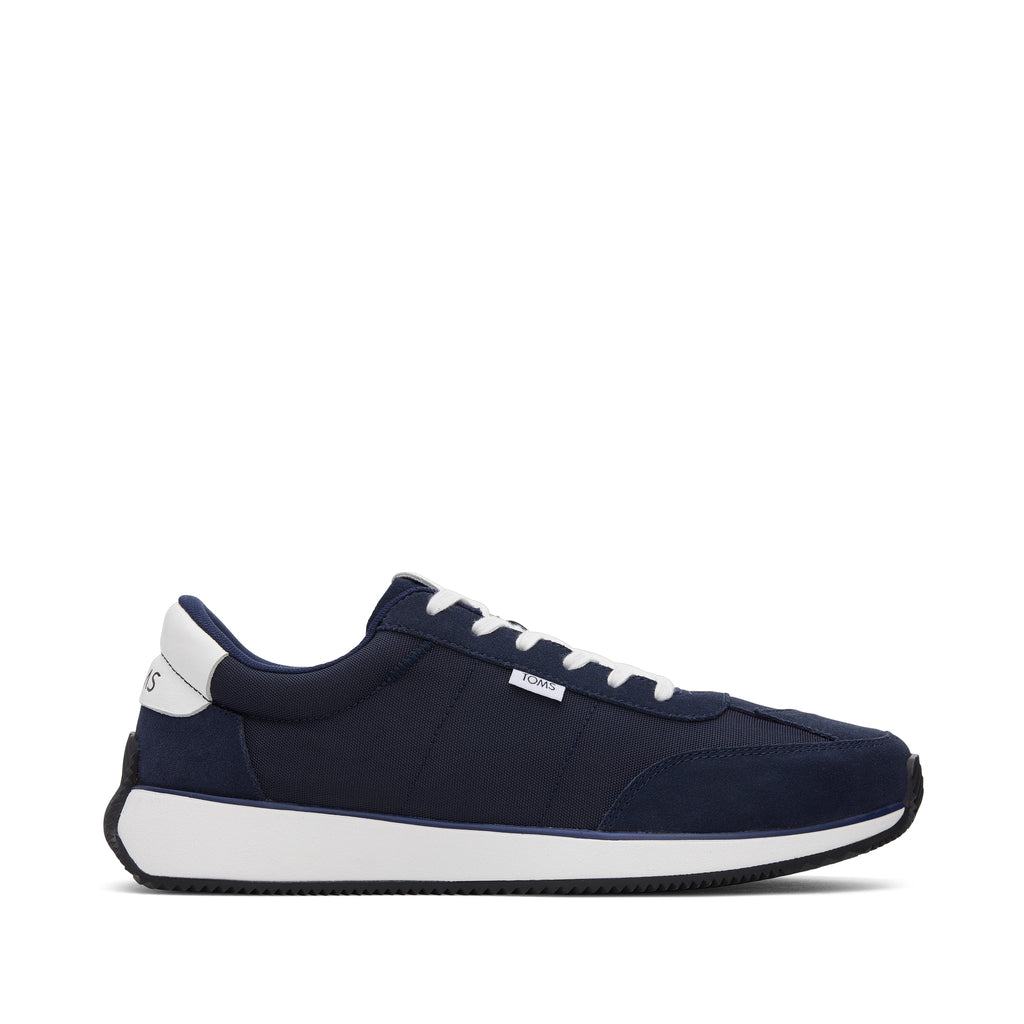 Wyndon Navy Jogger Sneaker Side View