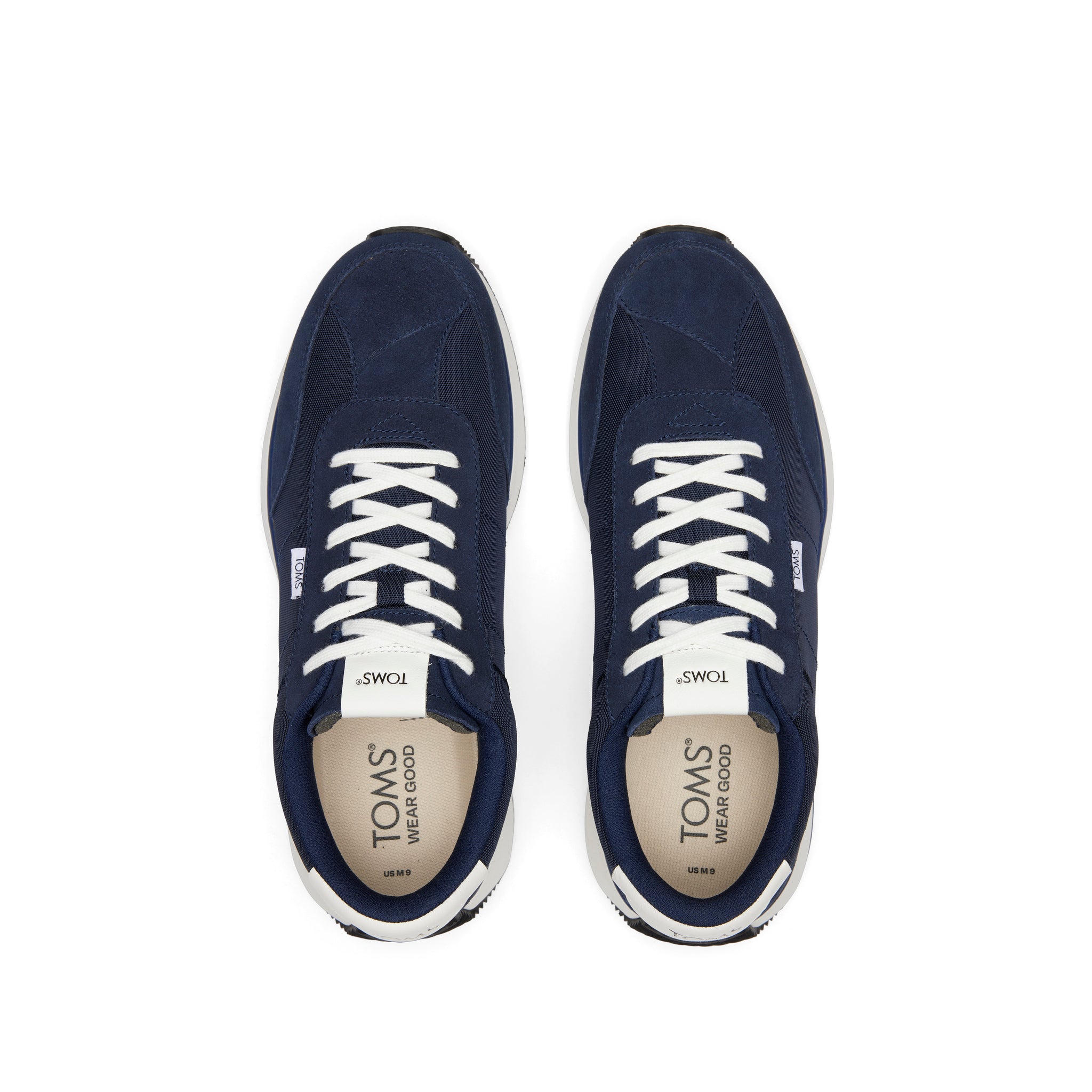Wyndon Navy Jogger Sneaker Top View