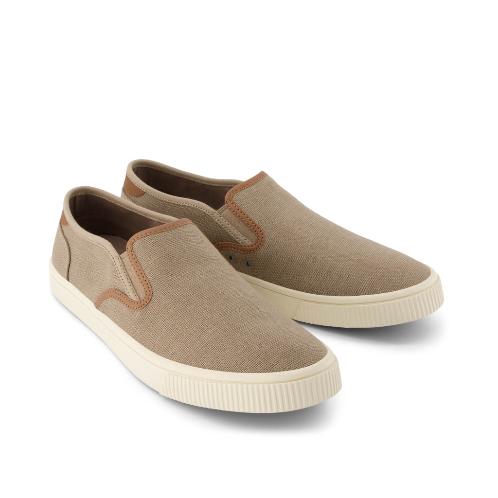 Baja Taupe Synthetic Trim Slip On Sneaker Front View