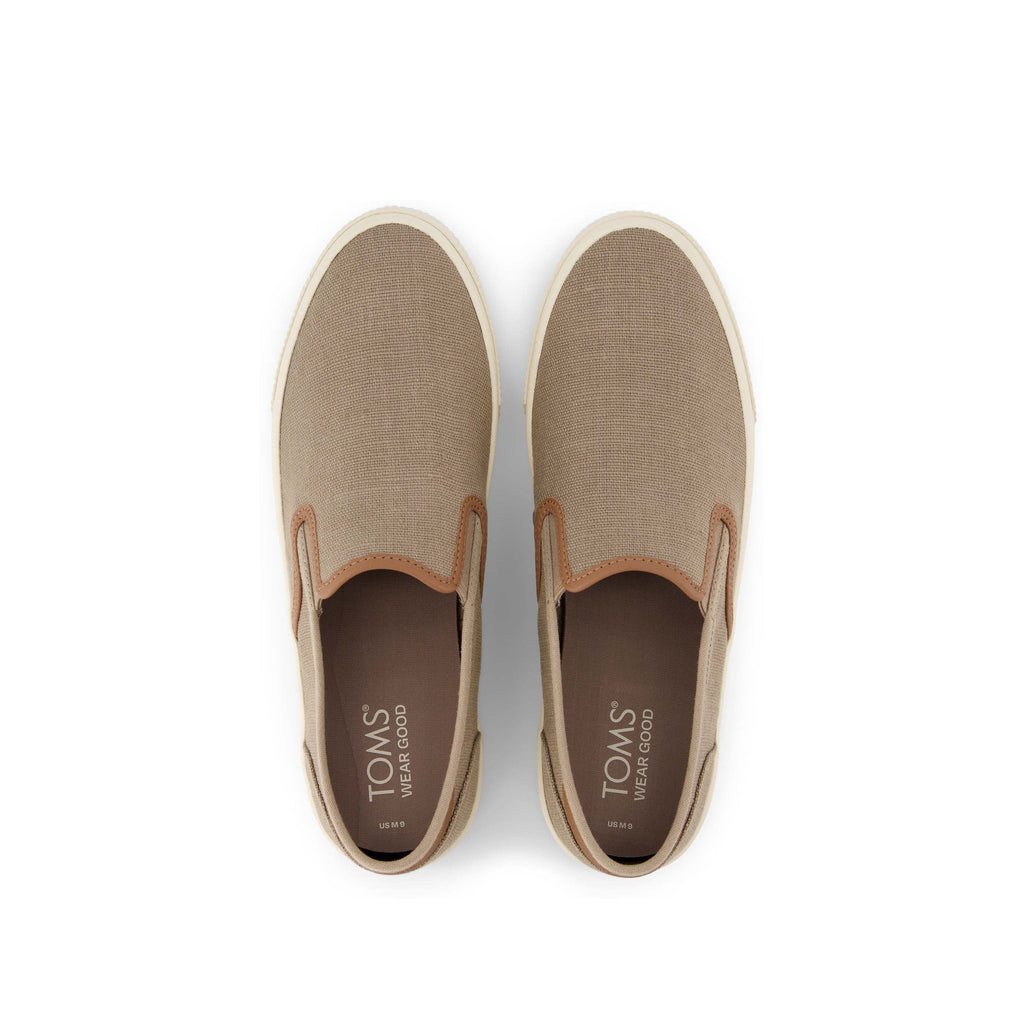 Baja Taupe Synthetic Trim Slip On Sneaker Top View