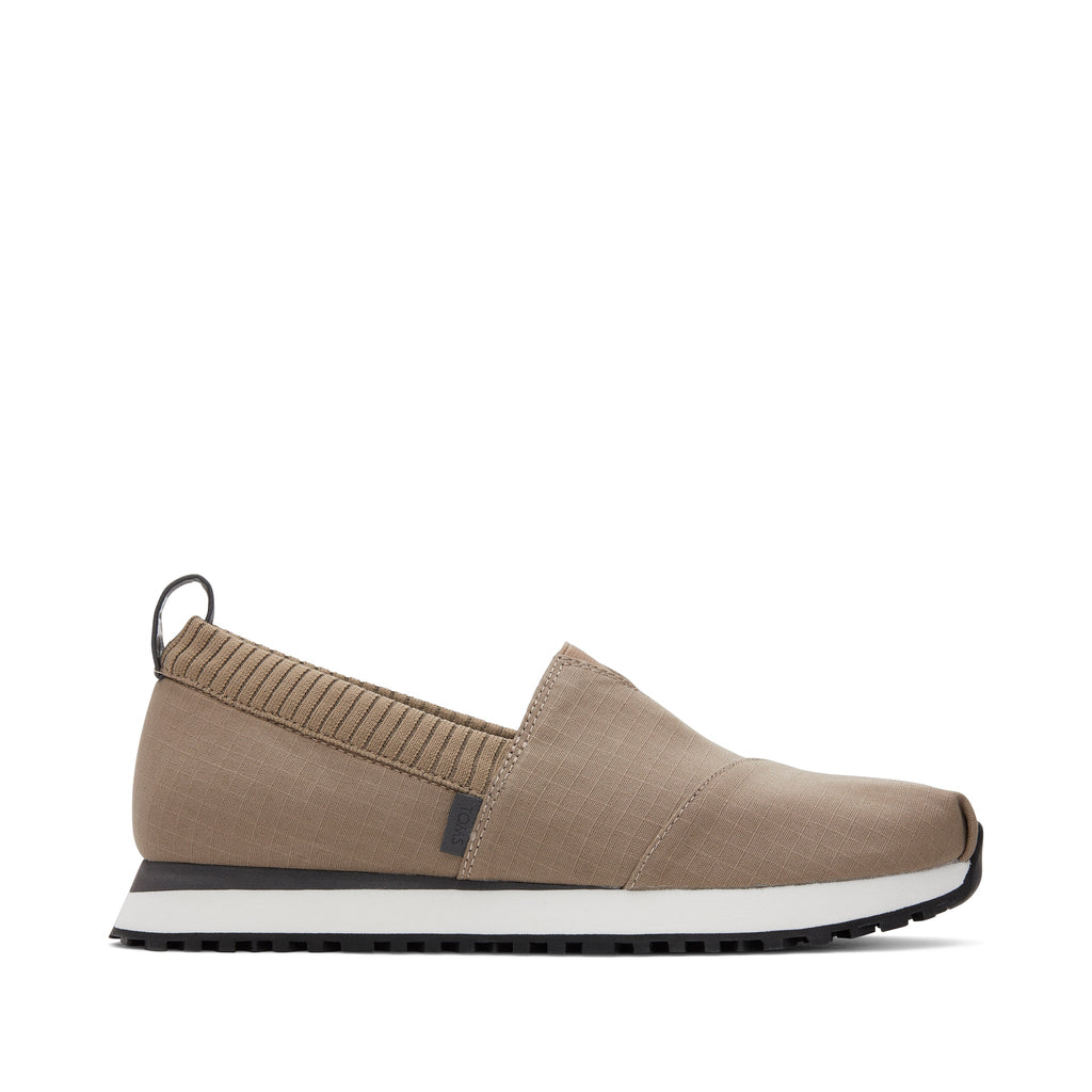 Resident 2.0 Taupe Ripstop Sneaker Side View