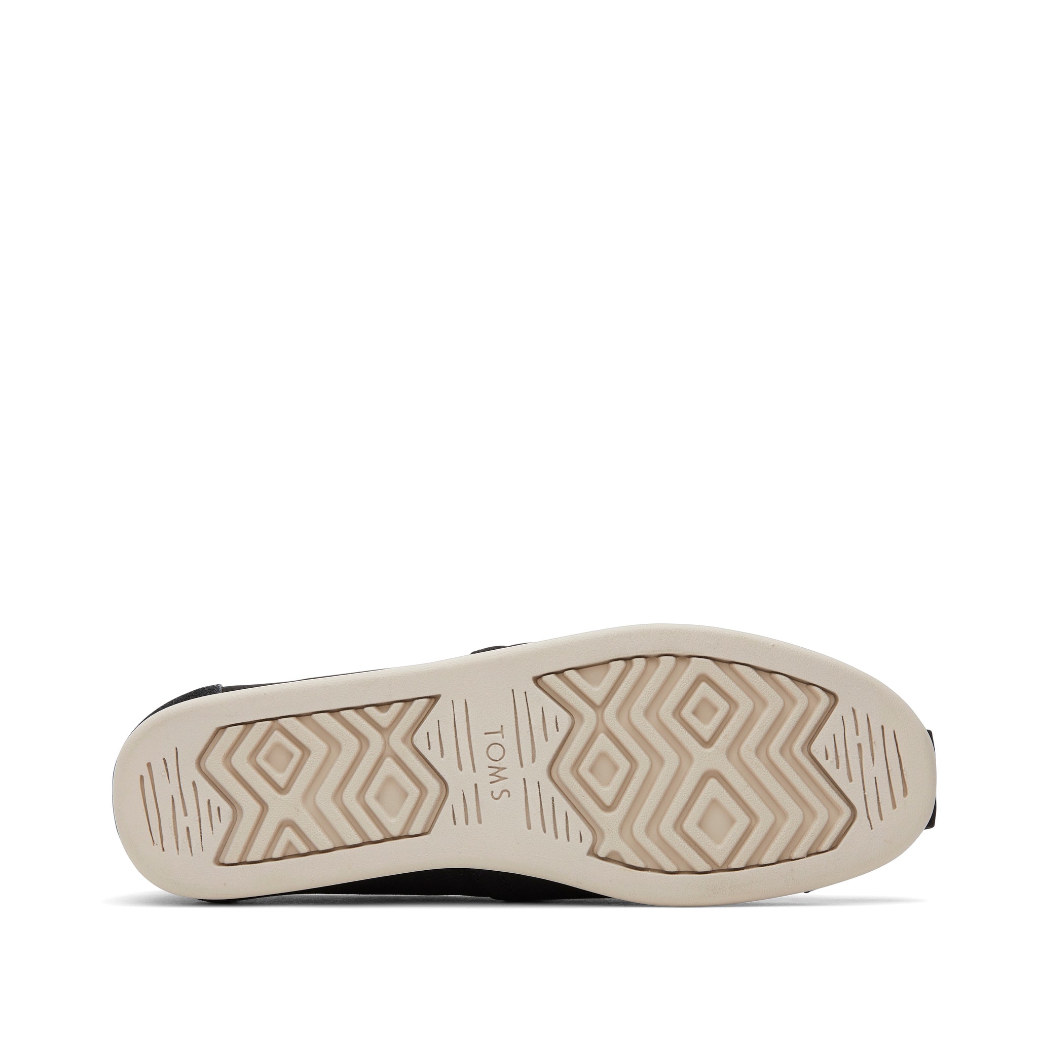 Alpargata Black Suede Brushed Twill Bottom Sole View