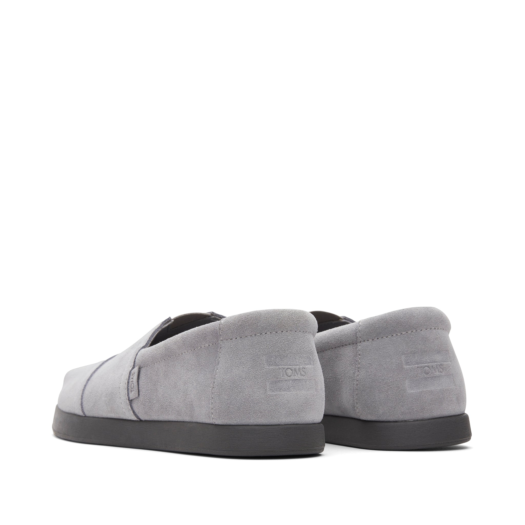Alp Fwd Grey Distressed Suede Back View