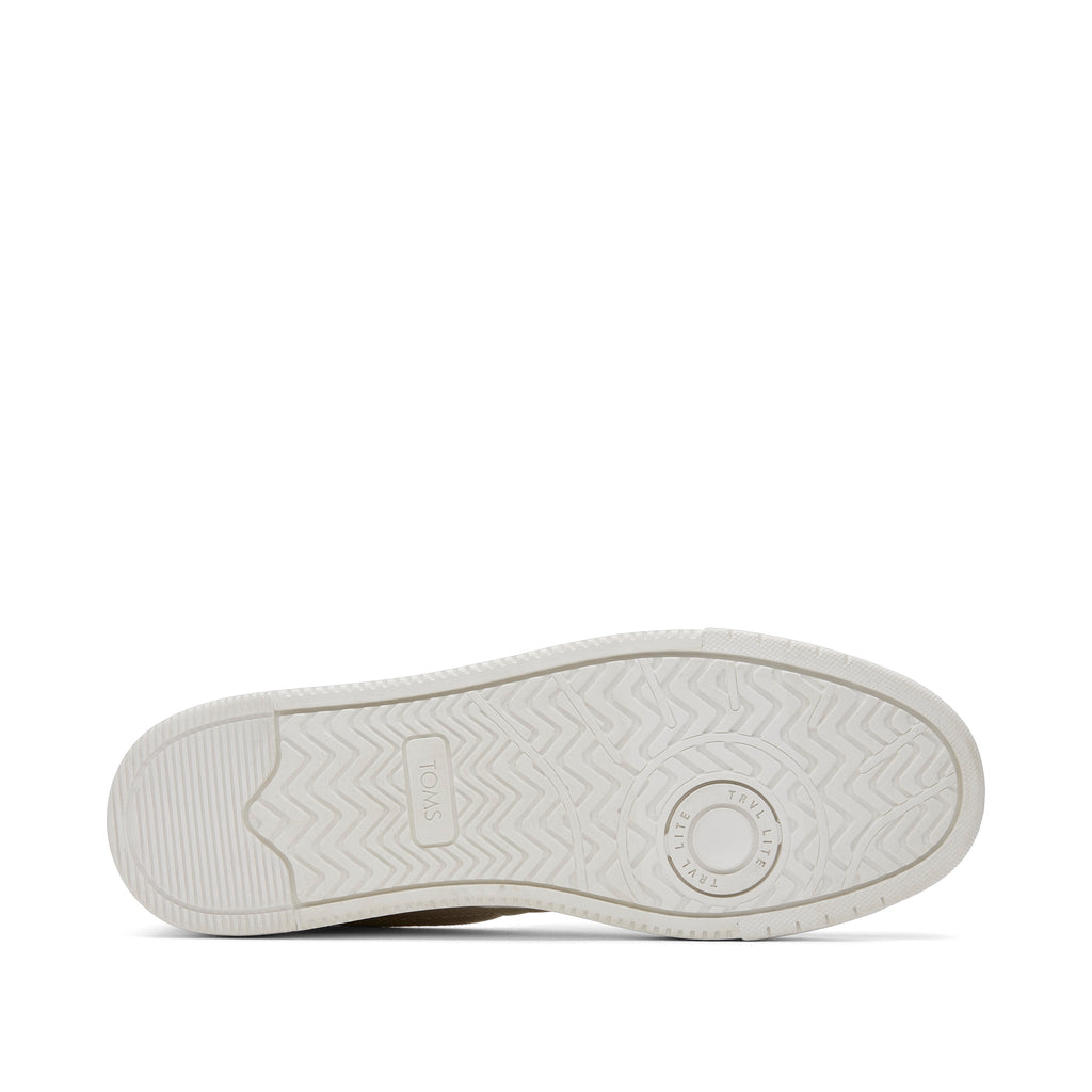 TRVL LITE Alpargata Cream Slip On Sneaker Bottom Sole View