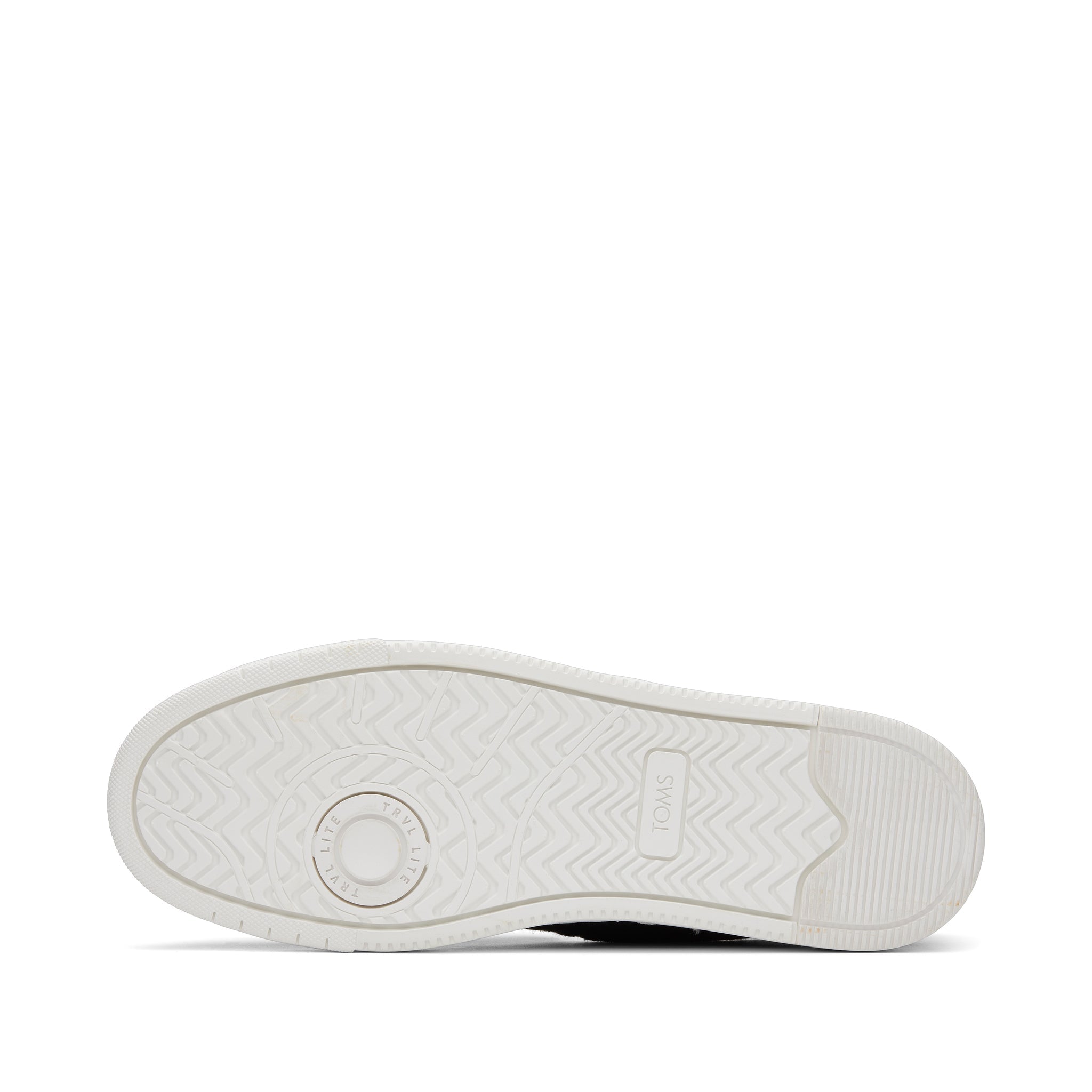 TRVL LITE Alpargata Black Slip On Sneaker Bottom Sole View