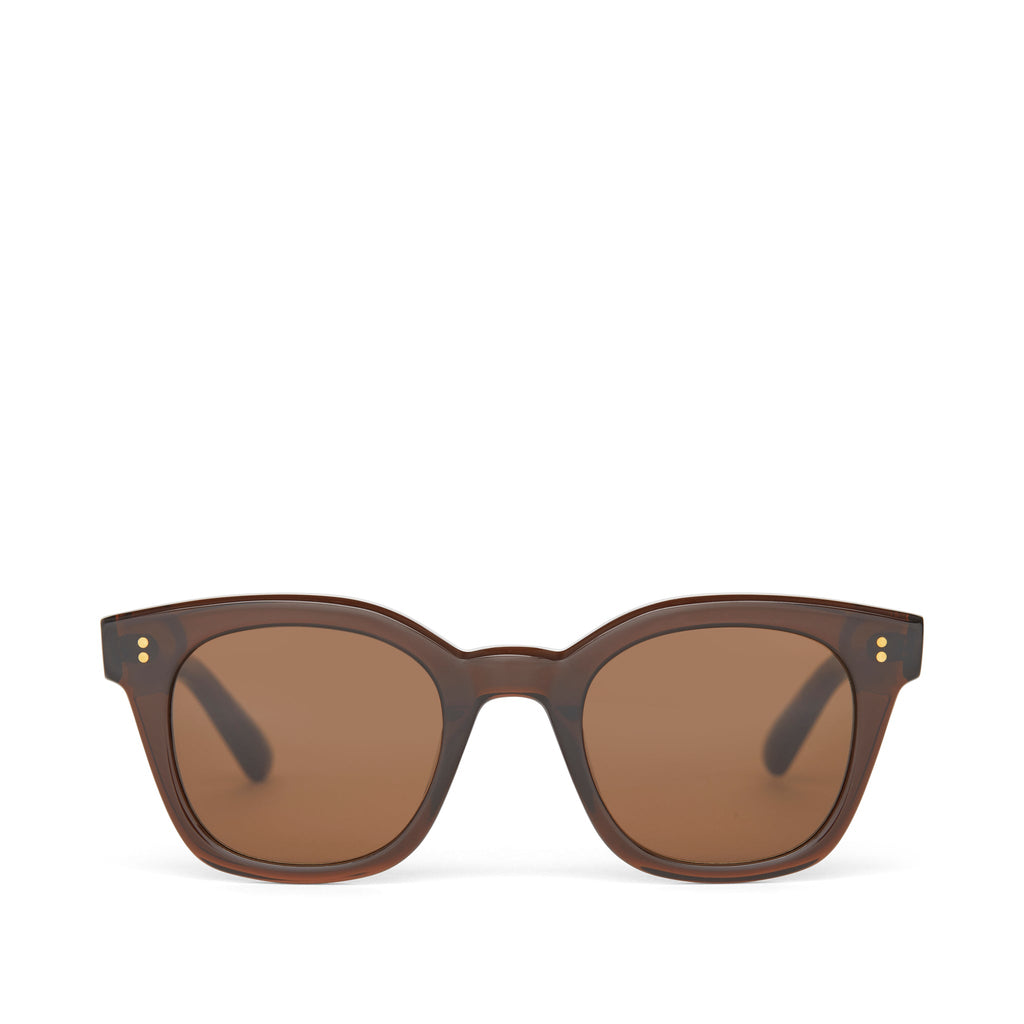Rome Cacao Crystal Handcrafted Sunglasses Front View