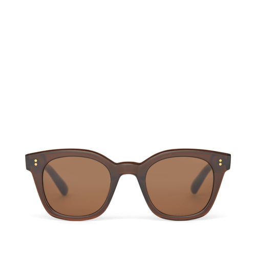 Rome Cacao Crystal Handcrafted Sunglasses Front View