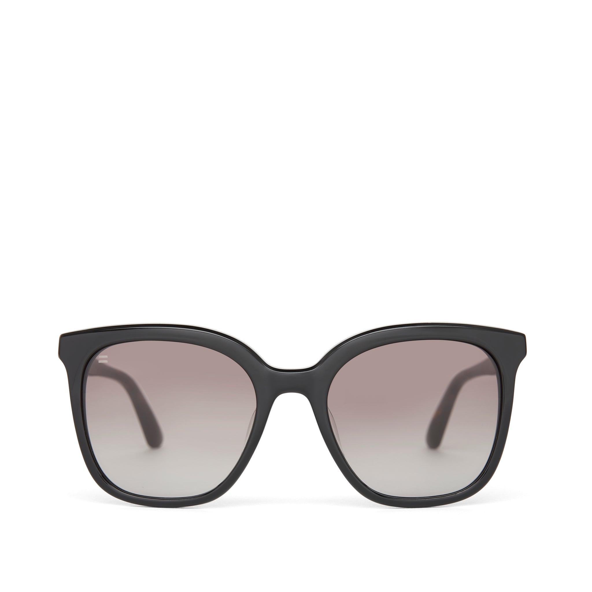 Charmaine Black Handcrafted Sunglasses Front View