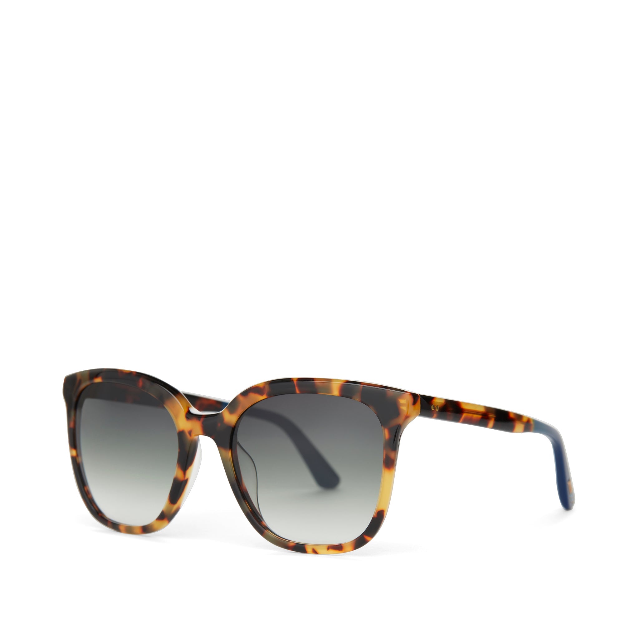 Charmaine Blonde Tortoise Handcrafted Sunglasses Side View