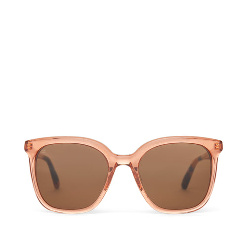 Charmaine Apricot Handcrafted Sunglasses Front View