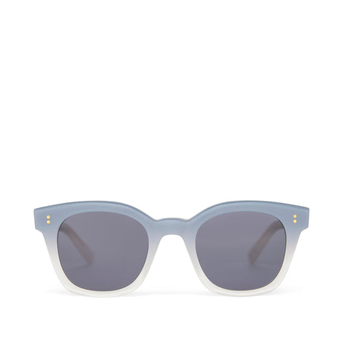 Rome Chalky Blue Fade Handcrafted Sunglasses Front View