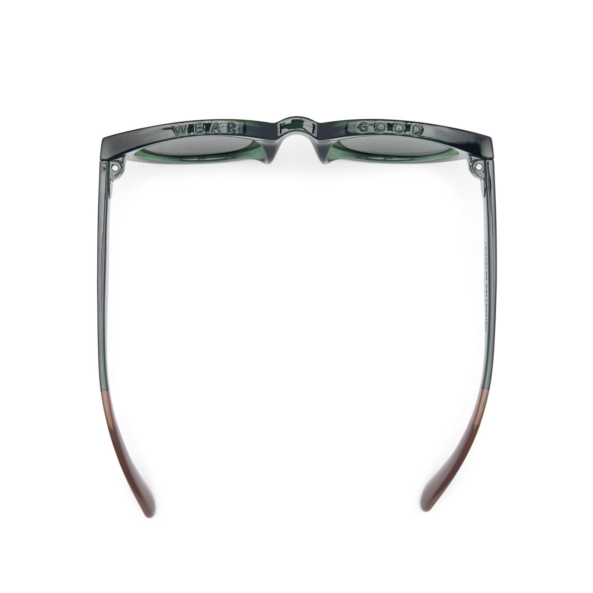 Florentin Spruce Traveler Sunglasses Top View