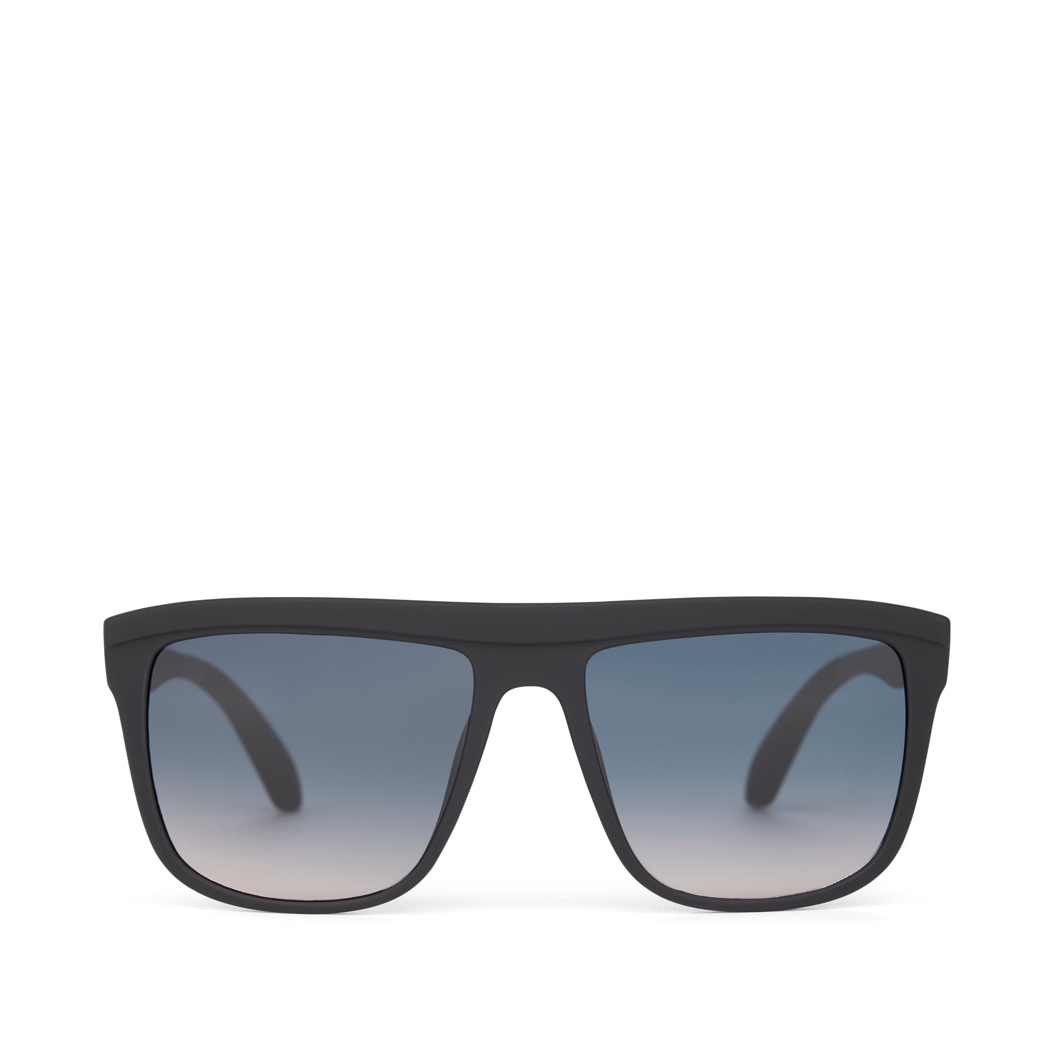 Jett Matte Black Traveler Sunglasses Front View