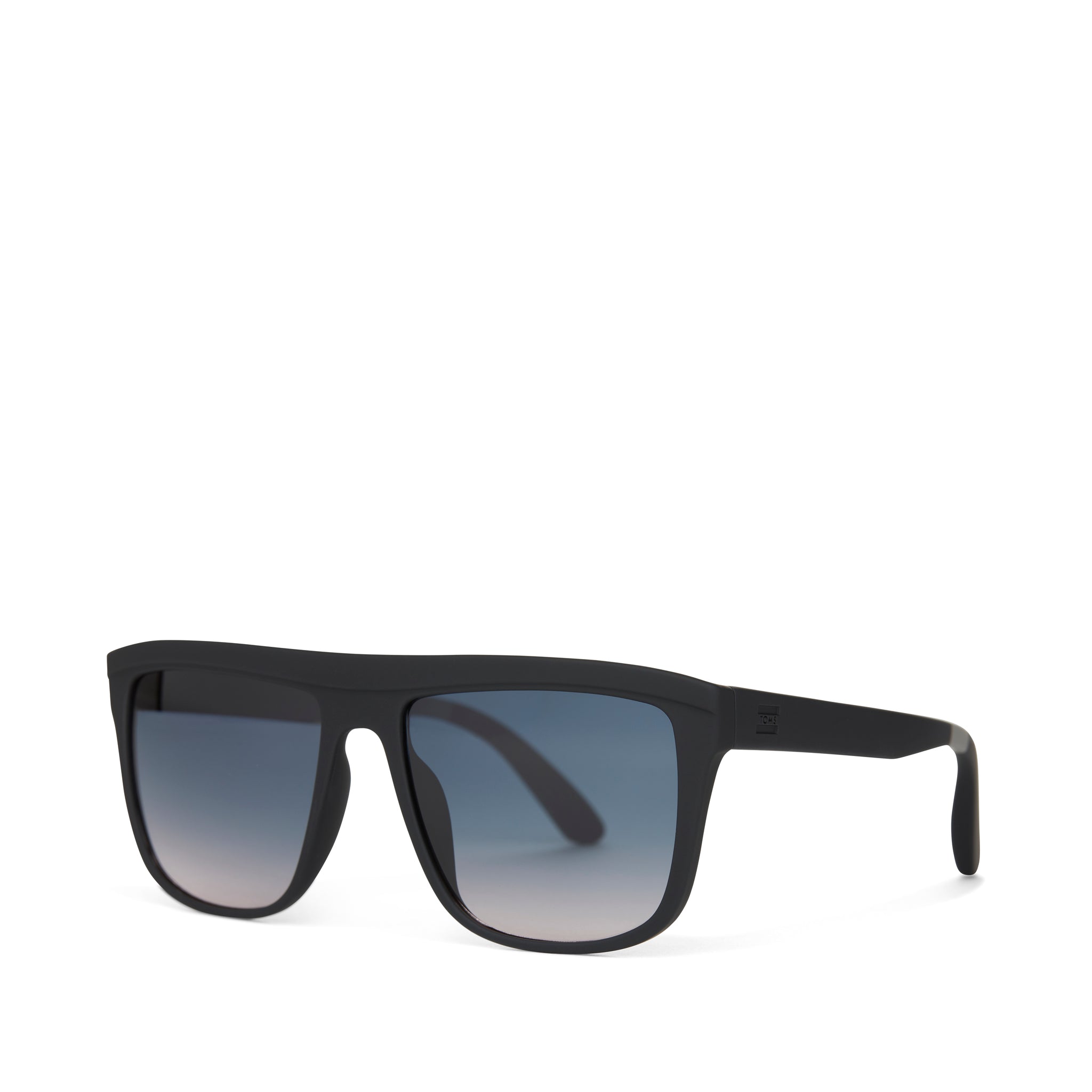 Jett Matte Black Traveler Sunglasses Side View
