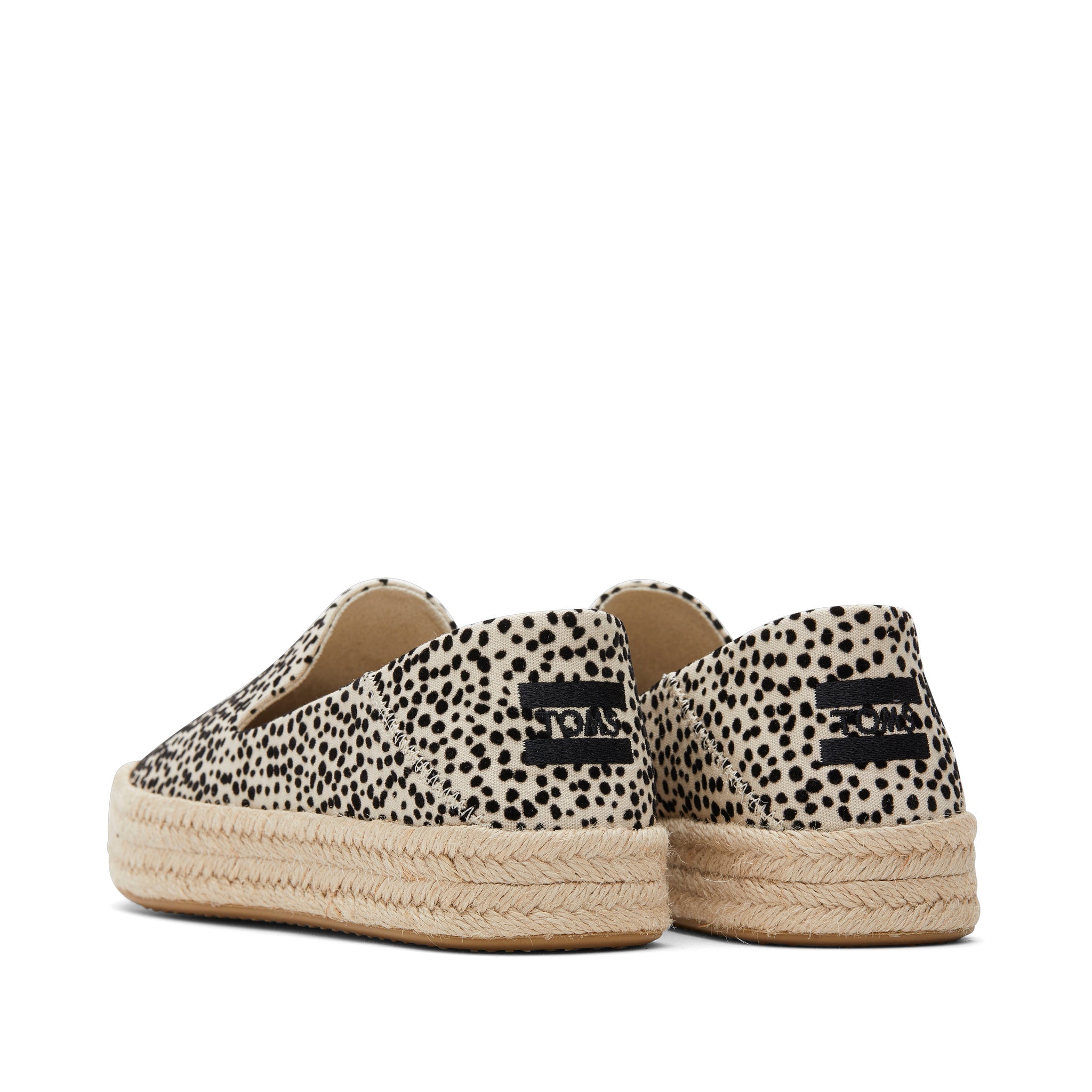 Carolina Mini Cheetah Espadrille Back View