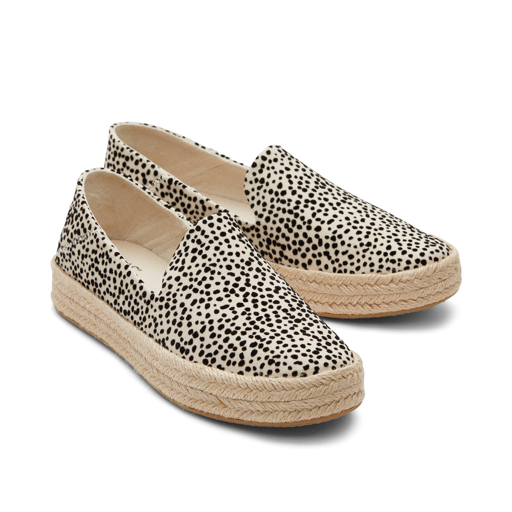 Carolina Mini Cheetah Espadrille Front View