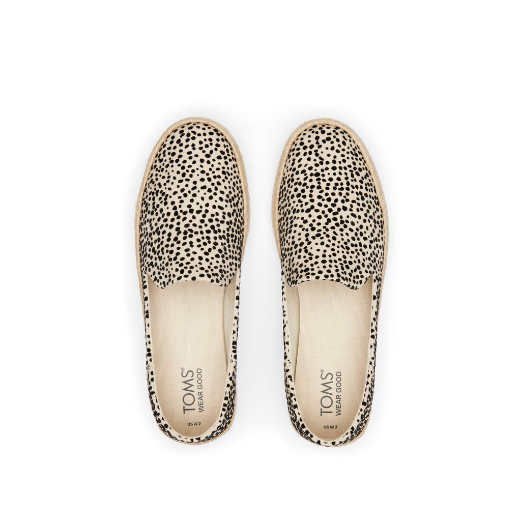 Carolina Mini Cheetah Espadrille Top View