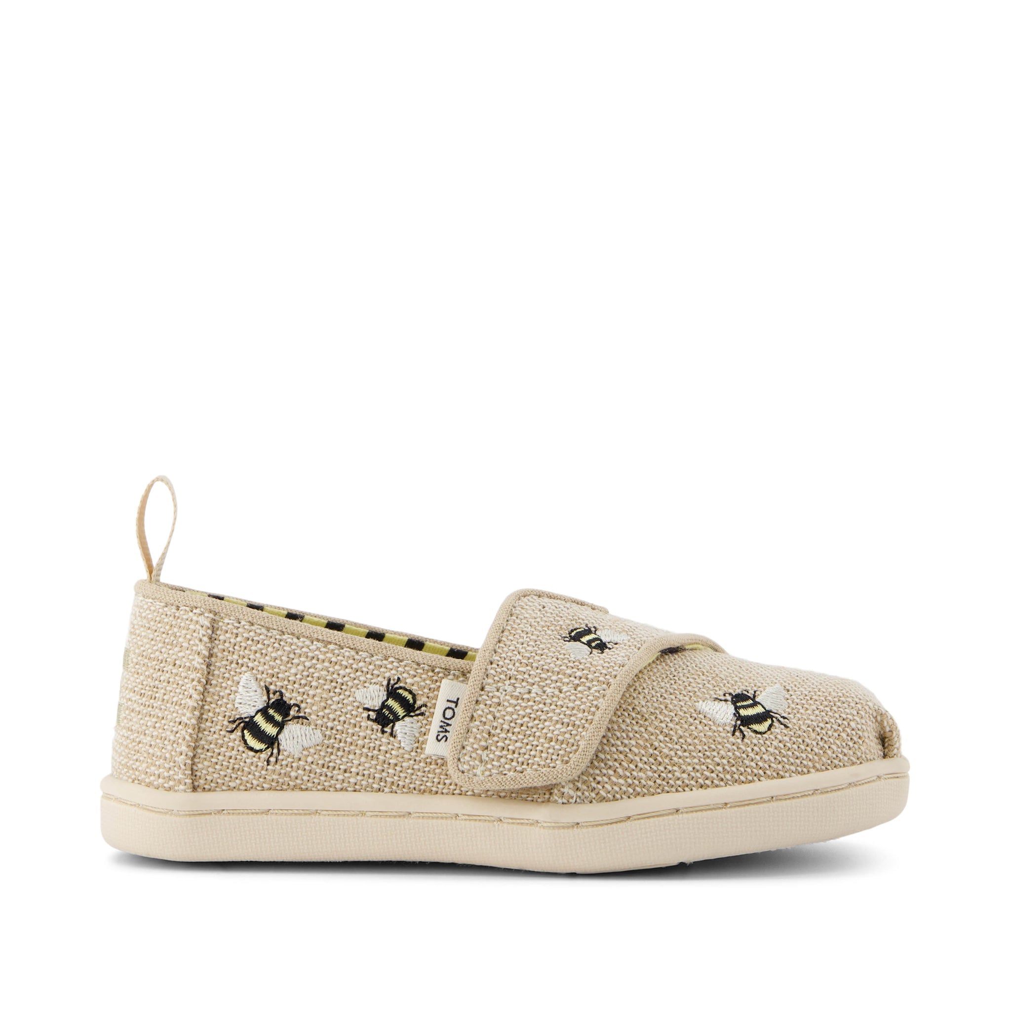 Alpargata Embroidered Bees Toddler Shoe Side View