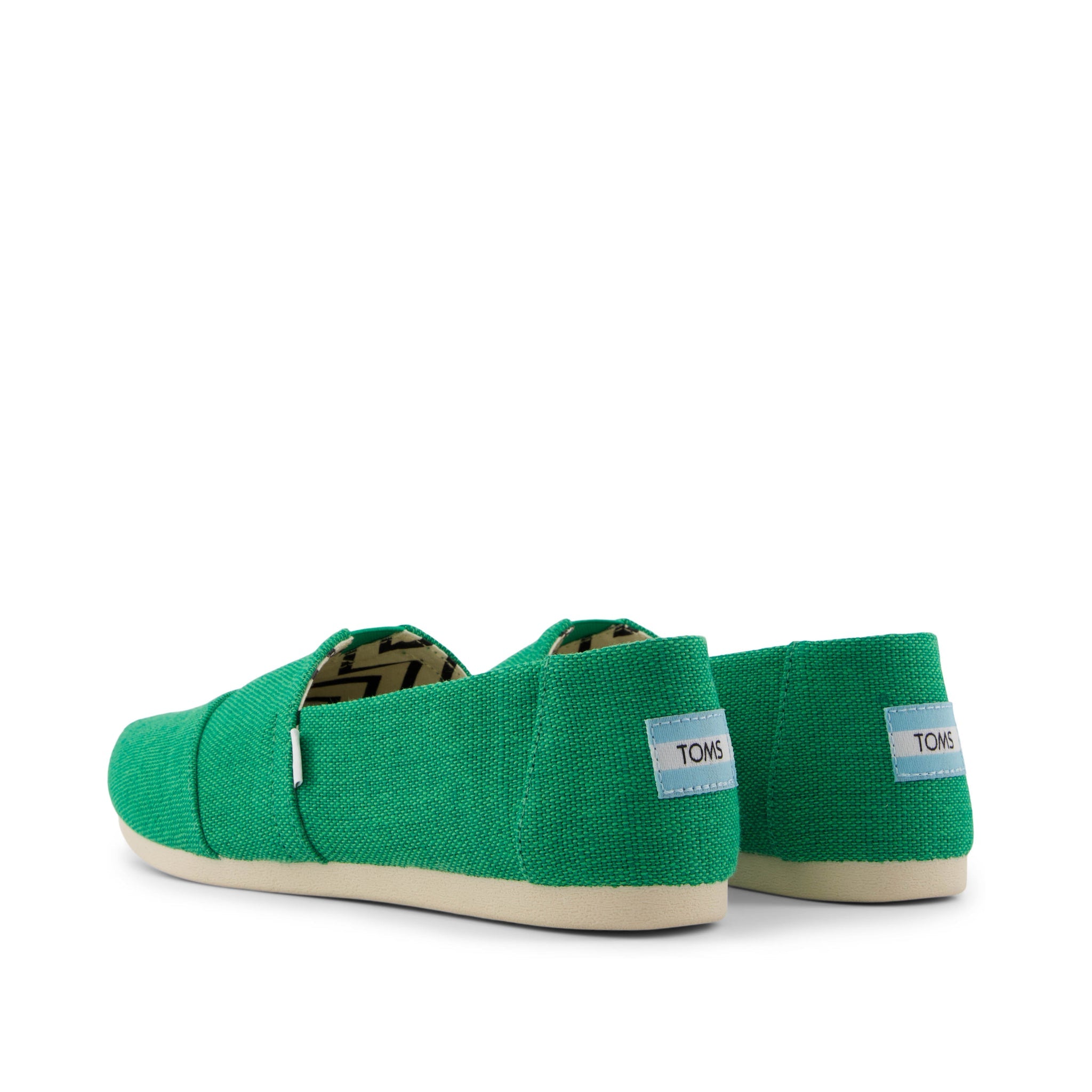 Alpargata Mint Heritage Canvas Back View