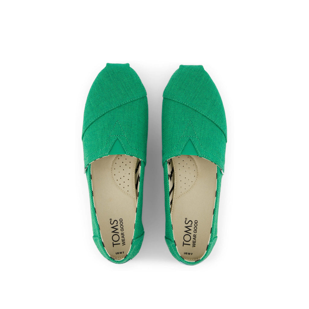 Alpargata Mint Heritage Canvas Top View