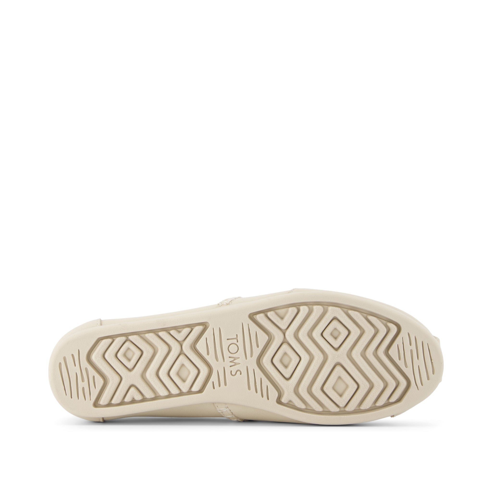 Alpargata Cream Leather Bottom Sole View