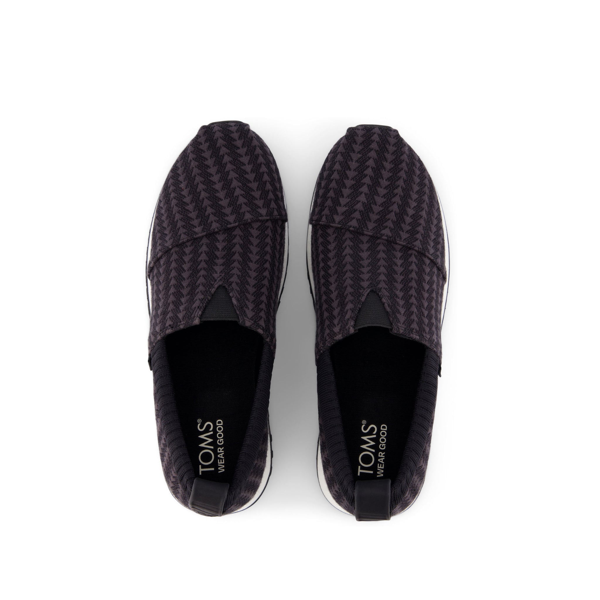 Resident 2.0 Black Triangle Woven Sneaker Top View