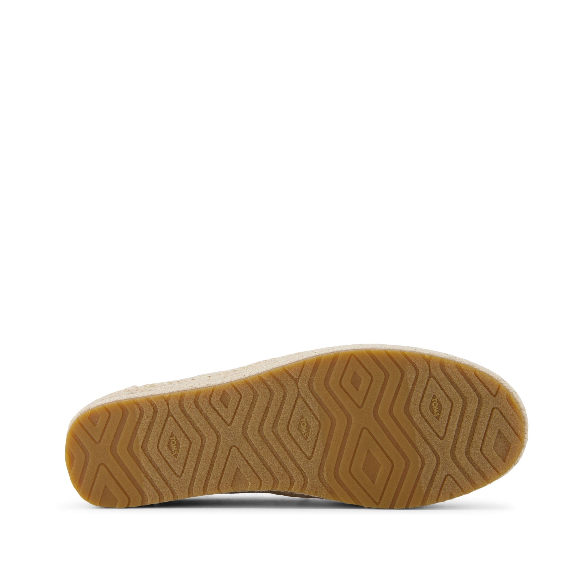 Valencia Embroidered Bees Platform Espadrille Bottom Sole View