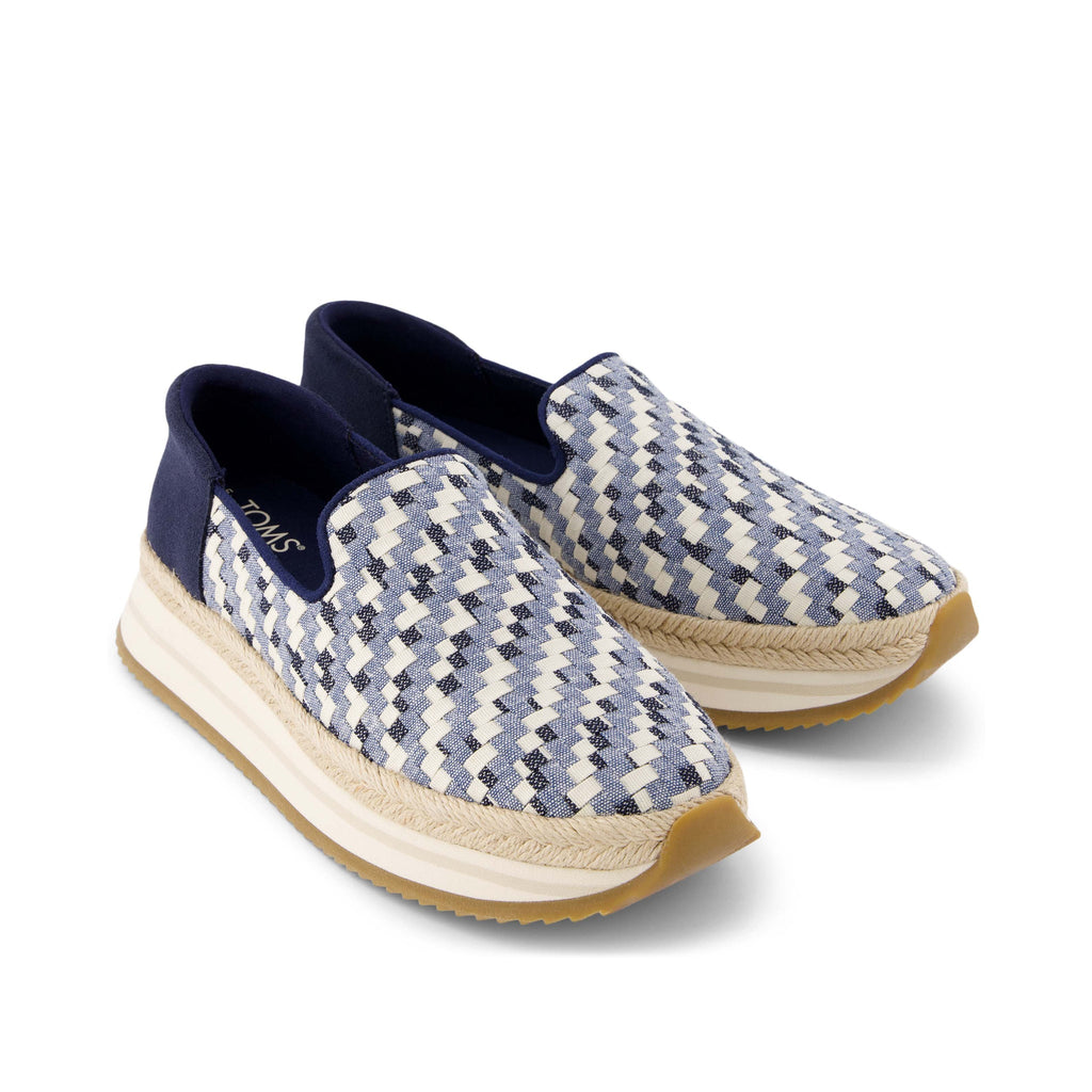 Jocelyn Blue Denim Espadrille Sneaker Front View