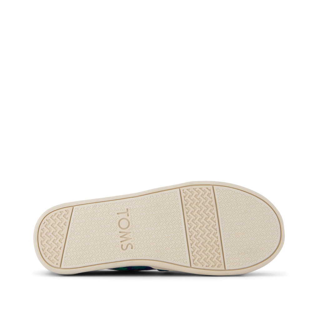 Youth Alpargata Lucky Shimmer Clovers Kids Shoe Bottom Sole View